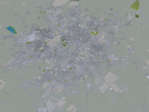 Faisalabad city Pakistan 45km 3D 모델
