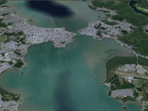 Florianopolis city State of Santa Catarina Brazil 60km Modelo 3D