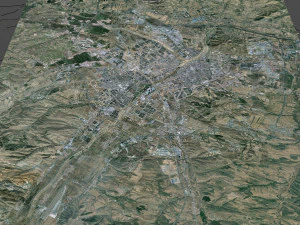 Chifeng Inner city Mongolia China 35km 3D Model