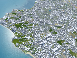 Chon city Buri Thailand 120km 3D Model