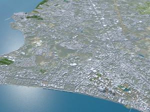 Chon city Buri Thailand 120km 3D Model