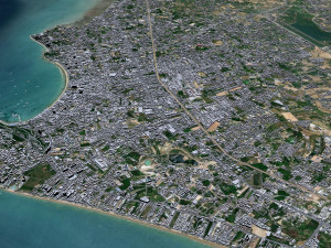 Chon city Buri Thailand 120km 3D Model