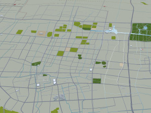 Cixi Ningbo city Zhejiang China 70km 3D Model