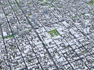 Cochabamba city Bolivia 40km 3D Model