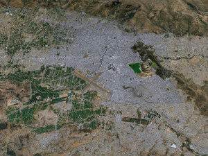 Cochabamba city Bolivia 40km 3D Model