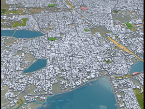 Coimbatore city Tamil Nadu India 30km Modelo 3D