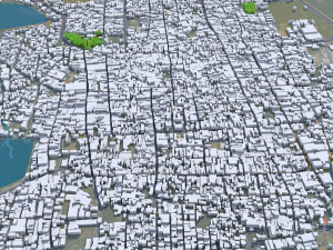 Coimbatore city Tamil Nadu India 30km Modelo 3D