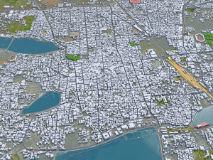 Coimbatore city Tamil Nadu India 30km Modelo 3D