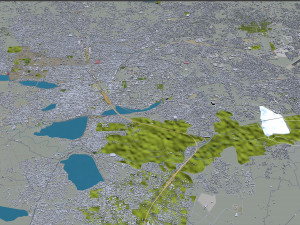 Coimbatore city Tamil Nadu India 30km Modelo 3D