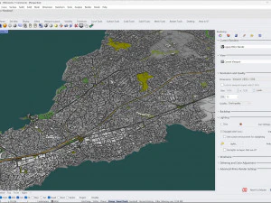 Conakry ciudad Guinea 50 km Modelo 3D