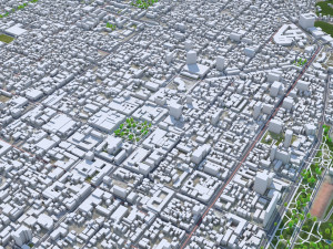 Concepcion city Chile 25km 3Dモデル