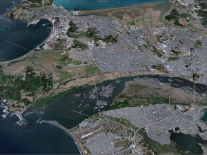Concepcion city Chile 25km 3Dモデル