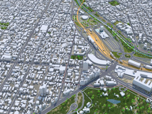 Cordoba city Argentina 35km Modelo 3D