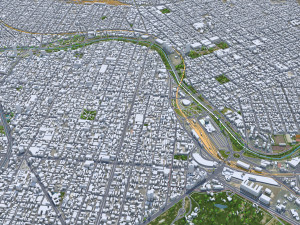 Cordoba city Argentina 35km Modelo 3D