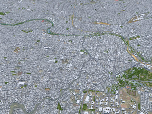 Cordoba city Argentina 35km Modelo 3D