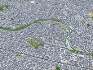 Cordoba city Argentina 35km Modelo 3D