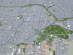 Cordoba city Argentina 35km Modelo 3D
