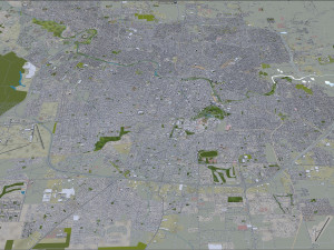 Cordoba city Argentina 35km Modelo 3D