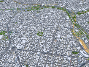 Cordoba city Argentina 35km Modelo 3D