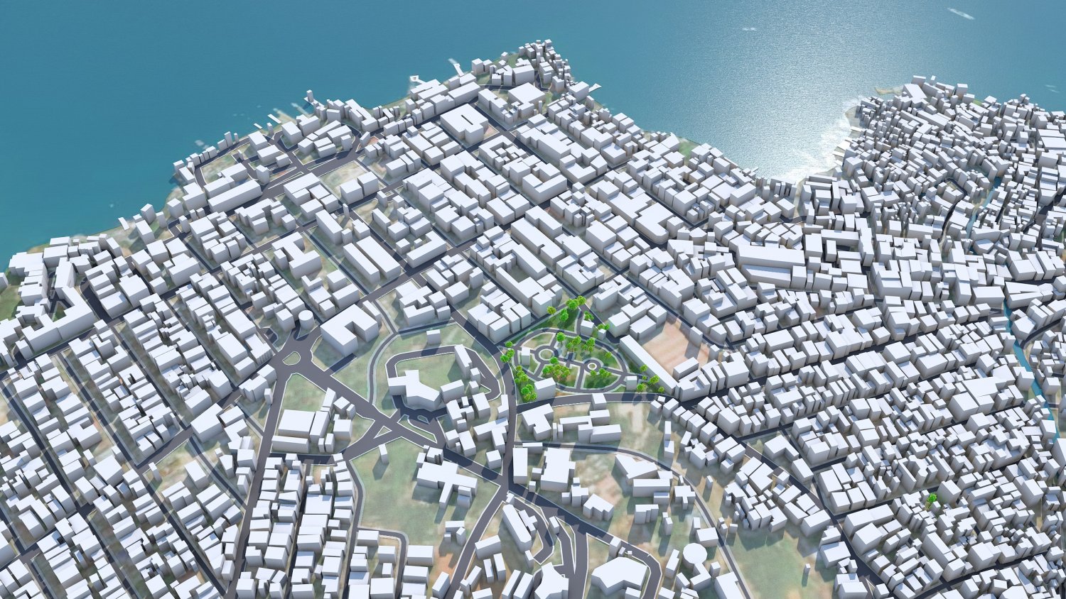 Freetown City Sierra Leone 20km 3D Модель In Здания 3DExport