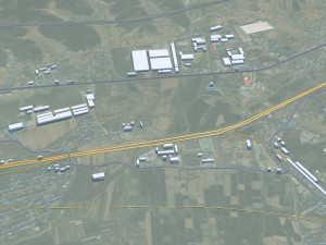 Fushun city Liaoning China 55km 3D मॉडल