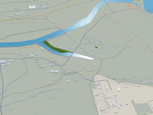 Fushun city Liaoning China 55km 3D मॉडल