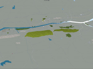 Fushun city Liaoning China 55km 3D मॉडल