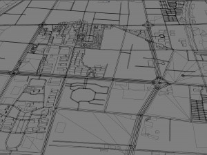 Fuyang city Anhui China 30km 3D 模型