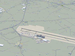 Cidade de Gaziantep Turquia 35 km Modelo 3D