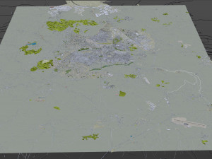 Gaziantep city Turkey 35km Modelo 3D