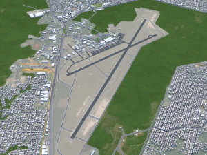 Grande city Sao Luis Brazil 55km 3D Model