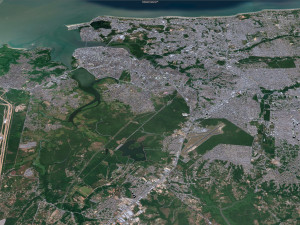 Grande city Sao Luis Brazil 55km 3D-Modell