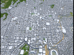 Guatemala City Guatemala 30km Modelo 3D