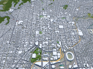 Guatemala City Guatemala 30km Modelo 3D