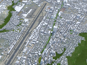 Guatemala City Guatemala 30km Modelo 3D