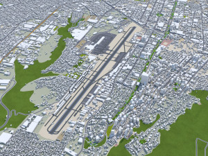 Guatemala City Guatemala 30km Modelo 3D