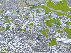 Guatemala City Guatemala 30km Modelo 3D