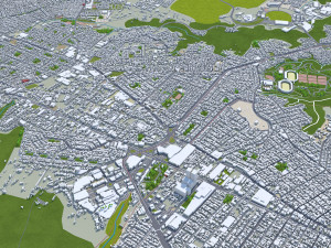 Guatemala City Guatemala 30km Modelo 3D