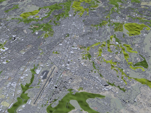 Guatemala City Guatemala 30km Modelo 3D