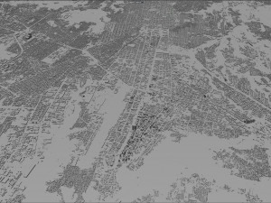 Guatemala City Guatemala 30km Modelo 3D