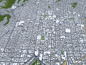 Guatemala City Guatemala 30km Modelo 3D