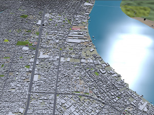 Guayaquil city Ecuador 40km 3D-Modell