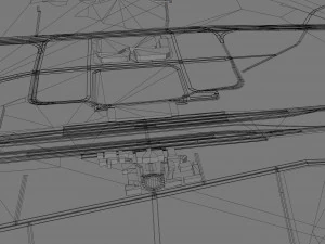Guigang city Guangxi China 20km 3D Model
