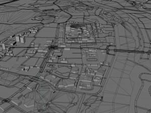 Guilin city Guangxi China 35km Modello 3D