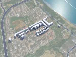 Guiping Guigang city Guangxi China 20km 3D Model