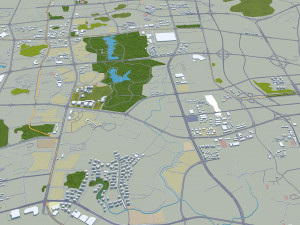 Guiyang city Guizhou China 60km 3D 模型