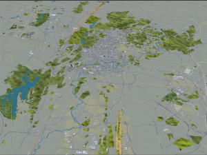 Guiyang city Guizhou China 60km 3D 模型