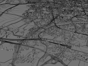 Guiyang city Guizhou China 60km 3D 模型