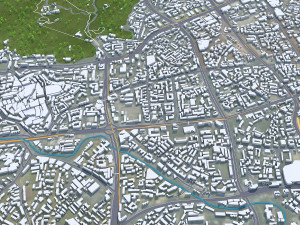 Guiyang city Guizhou China 60km 3D 模型