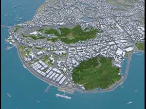 Ha Long Quang Ninh city Vietnam 35km 3D Model